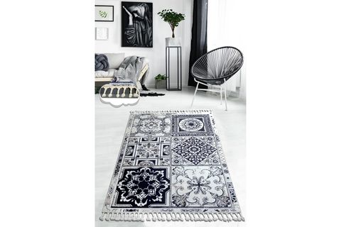 CARPET 200X290 CM DEKORATİF HALI KAYMAZ TABAN