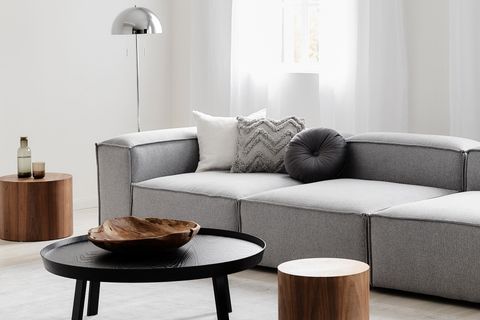 FRİD ÜÇLÜ KETEN KOLTUK, AÇIK GRİ