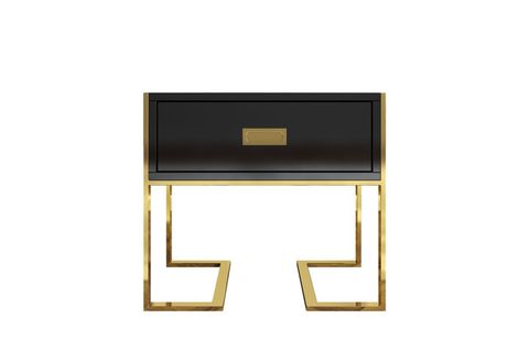 BARBARA METAL YAN SEHPA, GOLD SİYAH