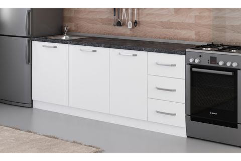 MİNAR 215 CM MUTFAK DOLABI BEYAZ 215-B2-ALT MODÜL