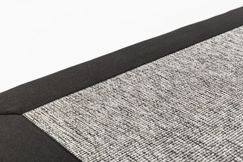 SİSAL HALI 730436 SİYAH KETEN JÜT HASIR GÖRÜNÜMLÜ KOLAY TEMİZLENEN HAV TOZ VERMEZ BORDÜRLÜ SİSAL HALI 200X300