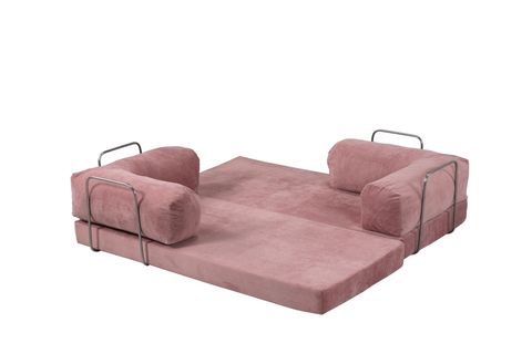 LİNA ÇOK AMAÇLI YATAKLI AKTİVİTE KOLTUĞU, PEMBE, 90X200