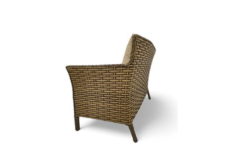 LENTA RATTAN İKİLİ BAHÇE MOBİLYASI, KAHVERENGİ