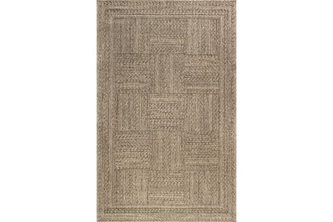 MERİNOS HALI TORONTO KAHVERENGİ SİSAL JÜTT GÖRÜNÜMLÜ MODERN HALI 64109 178  160X230 CM
