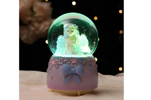 LİVAVA MELEK KAR KÜRESİ IŞIKLI, MÜZİKLİ, RENKLİ, 16X12