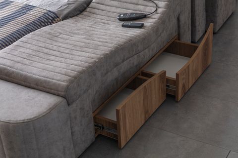 PARİS MASAJLI AKILLI KARYOLA, KAHVERENGİ