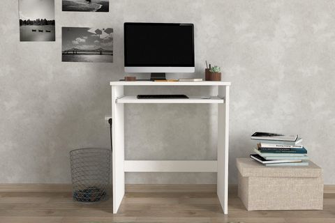 DORPEK GİLDA BİLGİSAYAR PC ÇALIŞMA LAPTOP MASASI, BEYAZ