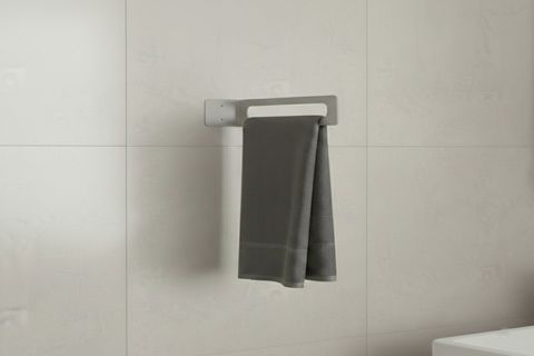 GALVANİZ METAL MODERN HAVLULUK, AÇIK GRİ, 2510 CM