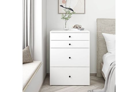 LUMA GİZLİ PUFLU LED AYNALI MAKYAJ MASASI, BEYAZ