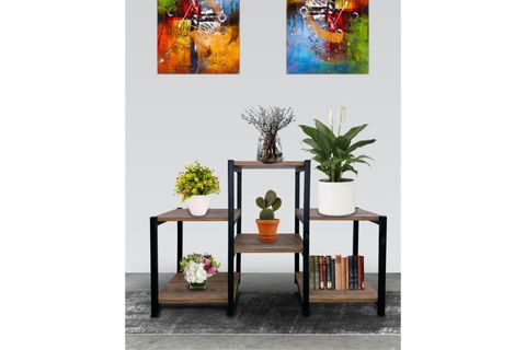 LAVANTA ÇİÇEKLİK SAKSI STANDI, 6 RAFLI