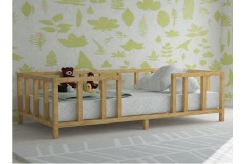 GİVAYO WOOD'S IŞIK MONTESSORİ KARYOLA, CEVİZ, 90X190
