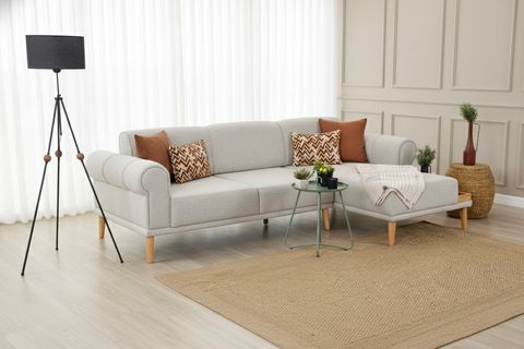 STEP KÖŞE KOLTUK, KREM, SAĞ KÖŞE