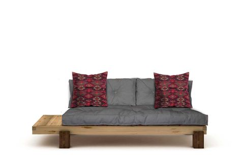 WOODESK ARİN MASİF SEDİR, NATURAL-GRİ RENK, CPT8302-200