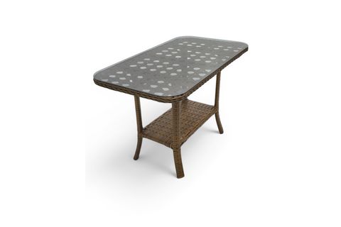MOVA RATTAN İKİLİ BAHÇE MOBİLYASI, KOYU KAHVE