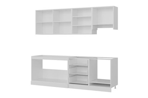 MİNAR 240 CM MUTFAK DOLABI BEYAZ 240 B9
