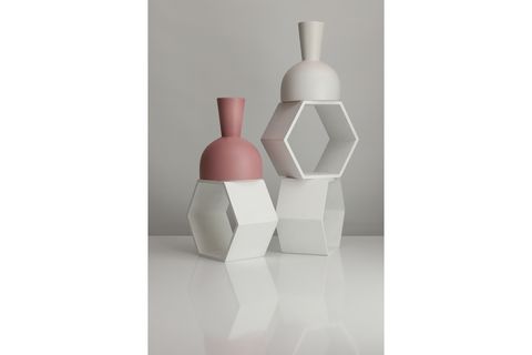 BEİGE & STONE LAURA PURE İSKANDİNAV DEKORATİF BEYAZ VAZO