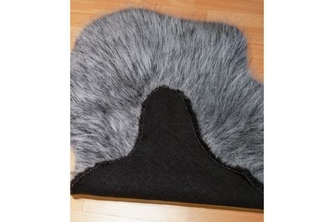 KOYUN POST HALI, KAYDIRMAZ TABAN, BEYAZ GRİ, 60X90