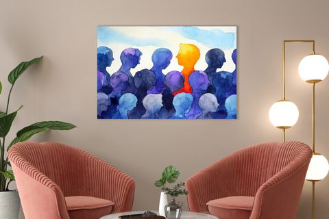 TREEDI ART - BE DIFFERENT DEKORATİF TABLO 90