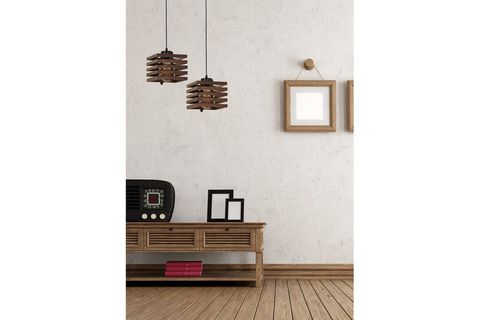 LUMEXX CARA AHŞAP İKİLİ SIRALI CEVİZ SARKIT