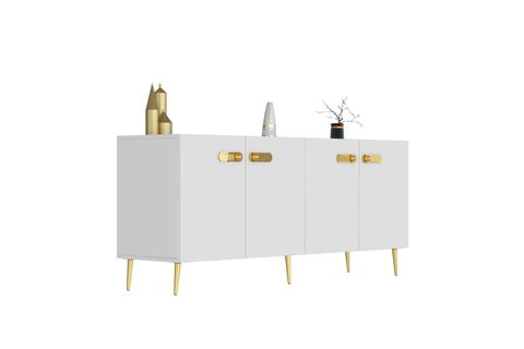 RİVA KONSOL, BEYAZ, 4 KAPAKLI