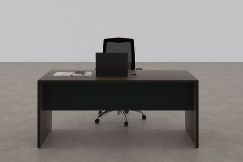 TUUNDESİGN PANEL ÇALIŞMA MASASI, CEVİZ ANTRASİT, 200 CM