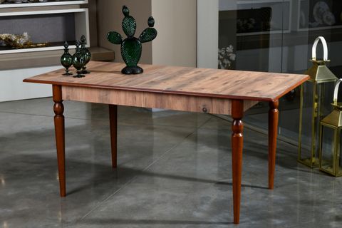 HAZERAN MASA VE SANDALYE TAKIMI, ANTRASİT, 160X80