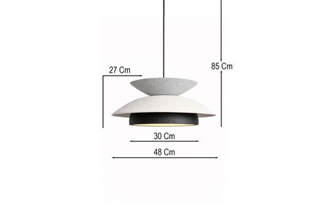 HANDMADE WABİ SABİ KARBON BETON AVİZE, MONARA