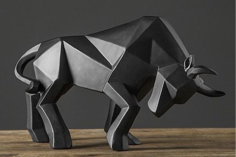 KÜBİK BOĞA BİBLO, SİYAH, BÜYÜK BOY