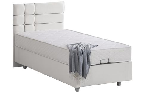 ALMADA BAZA BAŞLIK VE LETTO YATAK SETİ, BEYAZ, 120X200