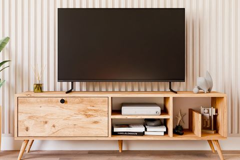 LENA KİTAPLIK BÖLÜMLÜ TV SEHPASI, ÇAM, 140 CM