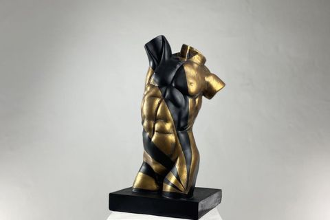 TORS GOLD RISE POP ART DEKORATİF ROMA YUNAN HEYKELLERİ