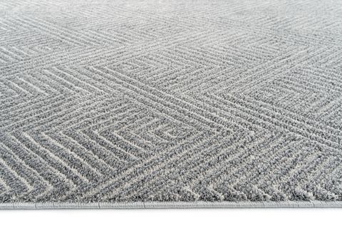 EKO HALI URBAN URB 01 GRİ ETNİK HAV TOZ VERMEZ YUMUŞAK KESME YOLLUK HALI 120X300
