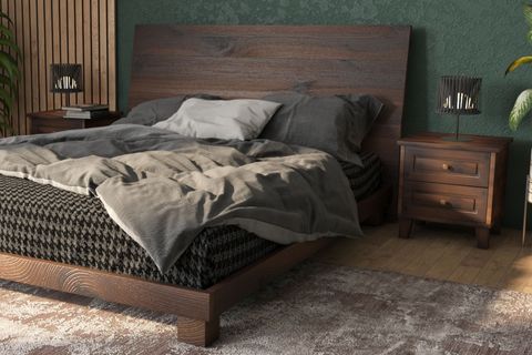 ELEGANT MASİF AHŞAP KOMODİN, CEVİZ