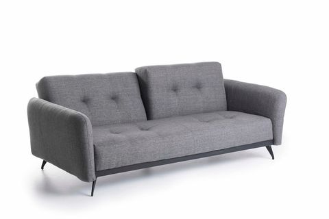 FUTON RON ÜÇLÜ KANEPE, GRİ
