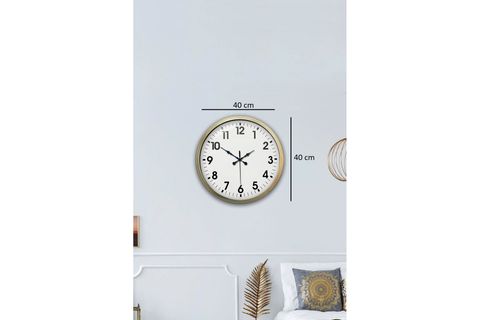 ESKİTME STANDART METAL KLASİK DUVAR SAATİ 40 CM