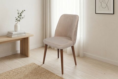 CAPİTOL SANDALYE, KREM CEVİZ