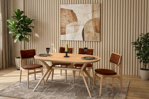 MARTHA ÇİZİLMEZ MASA TAKIMI, 140X80