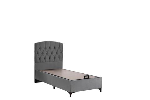 KİDS STYLE YATAK BAZA BAŞLIK SETİ, GRİ, 90X190