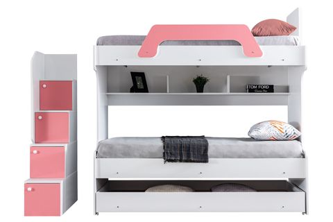 İNCİ YAVRULU RANZA, PEMBE, 90X190