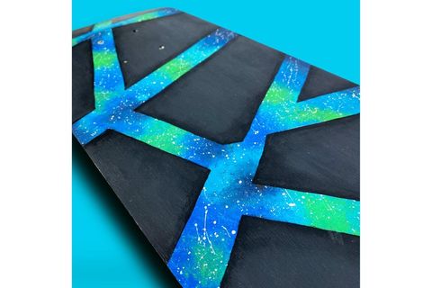 PATH OF GALAXY KAYKAY EL YAPIMI AHŞAP DUVAR DEKORU