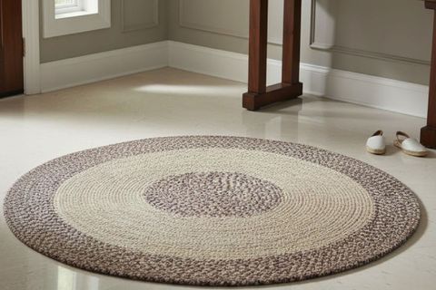DUNE RUSTİK YUVARLAK HALI, ÇOK RENKLİ, 150 CM