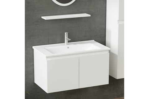 NİKA BANYO DOLABI 85CM AS2K 1EA1R ETJ BOY BEYAZ