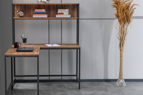 ARPELİA L ÇALIŞMA MASASI, ANTRASİT, 140 CM