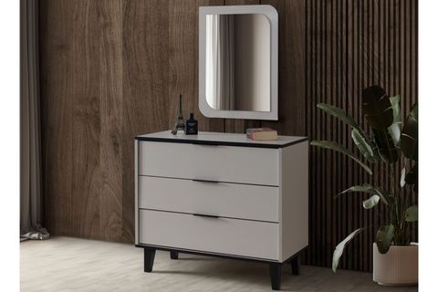 BALİ ÇEKMECELİ AYNALI ŞİFONYER