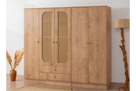 İSKANDİNAV HAZERAN GARDIROP, 5 KAPAKLI