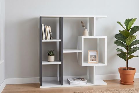 ENDA HOME YEGANE ÇİFT KULLANIMLI DUVAR RAFI ANTRASİT-BEYAZ