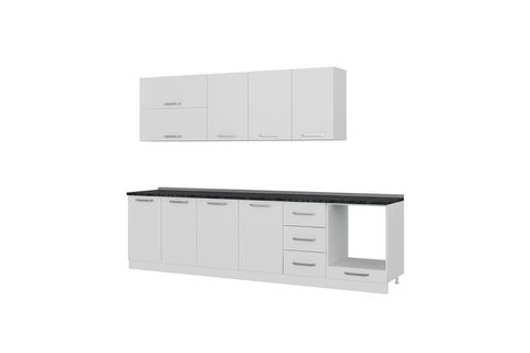 MİNAR FELİX 295 CM MUTFAK DOLABI BEYAZ 295-B6