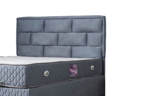 DİEGO NEW BAZA BAŞLIK VE YATAK SETİ, AÇIK MAVİ, 180X200