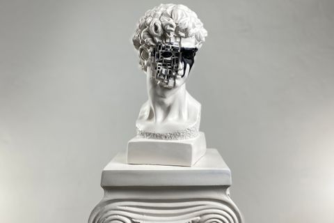 DAVID BAD POP ART DEKORATİF ROMA YUNAN HEYKELLERİ