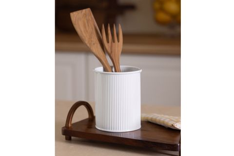 THE MİA STRİPE TEZGAH ÜSTÜ KAŞIKLIK BEYAZ 13X11 CM